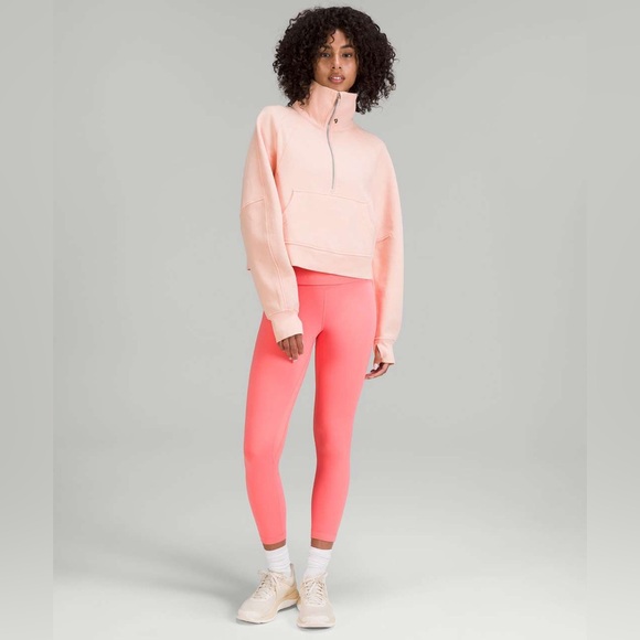 Lululemon Scuba Oversized Funnel Neck Half-Zip
In Peach Satin— Size XL/XXL - Picture 4 of 13